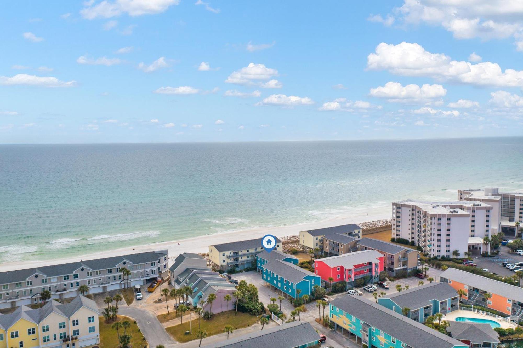 Villas On The Gulf L1- Ocean View Steps To Beach! เพนซาโคลาบีช ภายนอก รูปภาพ